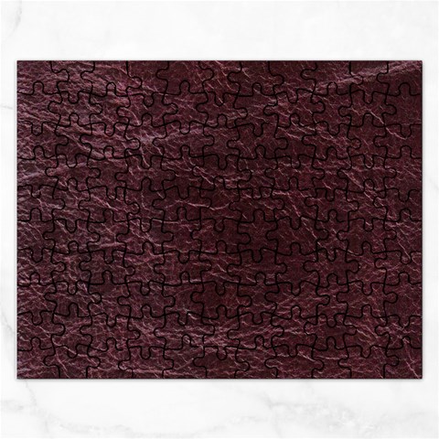 Leather Look & Skins  Capri Cranberry Jigsaw Puzzle (Rectangular) from ArtsNow.com Front