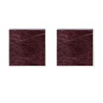 Leather Look & Skins  Capri Cranberry Cufflinks (Square)