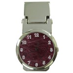 Leather Look & Skins  Capri Cranberry Money Clip Watch