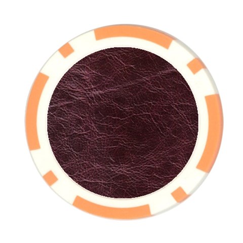 Leather Look & Skins  Capri Cranberry Poker Chip Card Guard from ArtsNow.com Front