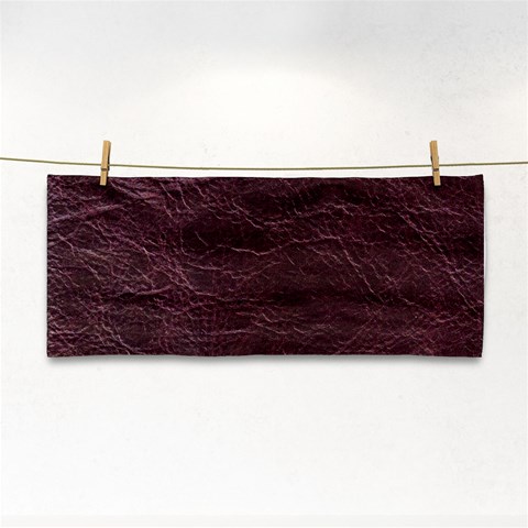 Leather Look & Skins  Capri Cranberry Hand Towel from ArtsNow.com Front
