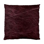 Leather Look & Skins  Capri Cranberry Cushion Case (One Side)