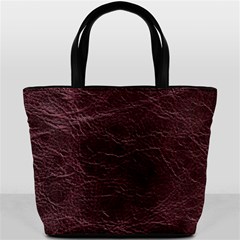 Leather Look & Skins  Capri Cranberry Bucket Bag from ArtsNow.com Back
