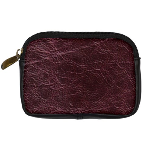 Leather Look & Skins  Capri Cranberry Digital Camera Leather Case from ArtsNow.com Front