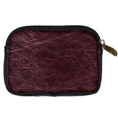 Leather Look & Skins  Capri Cranberry Digital Camera Leather Case from ArtsNow.com Back