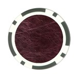 Leather Look & Skins  Capri Cranberry Poker Chip Card Guard (10 pack)