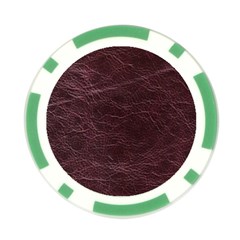 Leather Look & Skins  Capri Cranberry Poker Chip Card Guard (10 pack) from ArtsNow.com Back