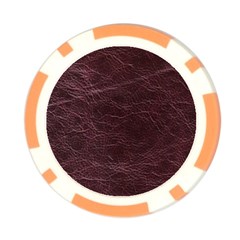 Leather Look & Skins  Capri Cranberry Poker Chip Card Guard (10 pack) from ArtsNow.com Back