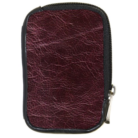 Leather Look & Skins  Capri Cranberry Compact Camera Leather Case from ArtsNow.com Front