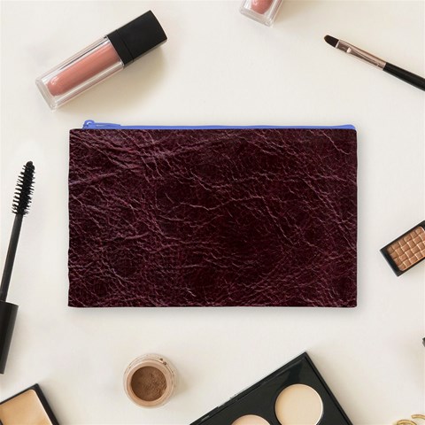 Leather Look & Skins  Capri Cranberry Cosmetic Bag (Medium) from ArtsNow.com Front