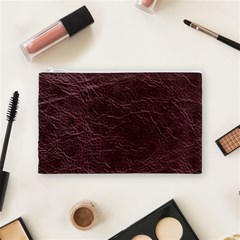 Leather Look & Skins  Capri Cranberry Cosmetic Bag (Medium) from ArtsNow.com Front