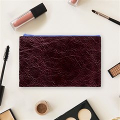Leather Look & Skins  Capri Cranberry Cosmetic Bag (Medium) from ArtsNow.com Front