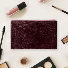 Leather Look & Skins  Capri Cranberry Cosmetic Bag (Medium) from ArtsNow.com Back