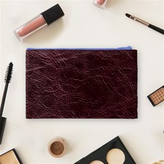 Leather Look & Skins  Capri Cranberry Cosmetic Bag (Medium) from ArtsNow.com Back