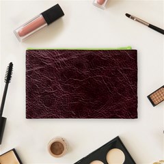 Leather Look & Skins  Capri Cranberry Cosmetic Bag (Medium) from ArtsNow.com Back