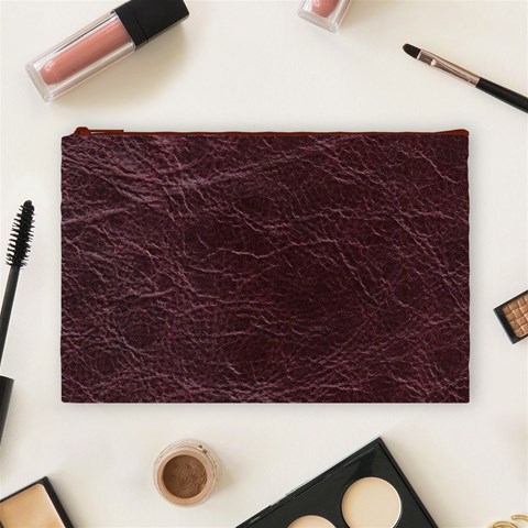 Leather Look & Skins  Capri Cranberry Cosmetic Bag (Large) from ArtsNow.com Front