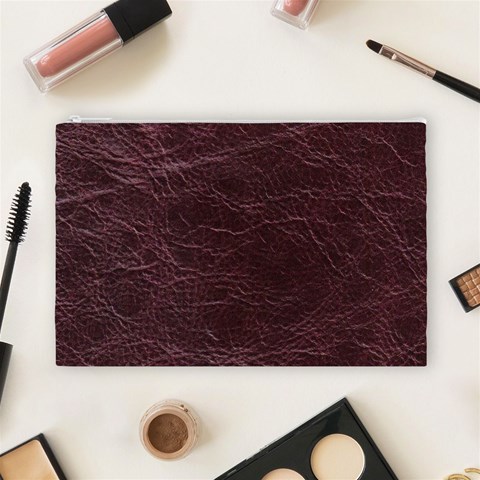 Leather Look & Skins  Capri Cranberry Cosmetic Bag (Large) from ArtsNow.com Front