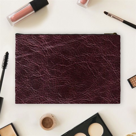 Leather Look & Skins  Capri Cranberry Cosmetic Bag (Large) from ArtsNow.com Back