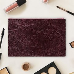 Leather Look & Skins  Capri Cranberry Cosmetic Bag (Large) from ArtsNow.com Back