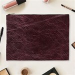 Leather Look & Skins  Capri Cranberry Cosmetic Bag (XL)