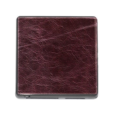 Leather Look & Skins  Capri Cranberry Memory Card Reader with Storage (Square) from ArtsNow.com Front
