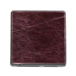 Leather Look & Skins  Capri Cranberry Memory Card Reader with Storage (Square)