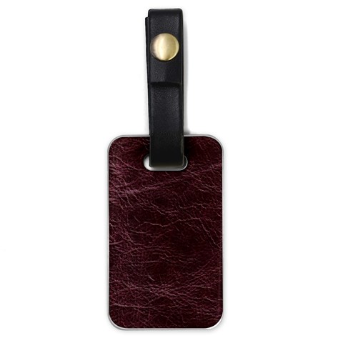 Leather Look & Skins  Capri Cranberry Luggage Tag (one side) from ArtsNow.com Front