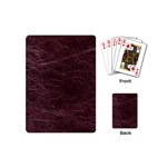 Leather Look & Skins  Capri Cranberry Playing Cards (Mini)