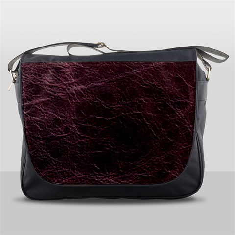Leather Look & Skins  Capri Cranberry Messenger Bag from ArtsNow.com Front