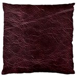 Leather Look & Skins  Capri Cranberry Large Cushion Case (Two Sides)