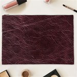 Leather Look & Skins  Capri Cranberry Cosmetic Bag (XXL)
