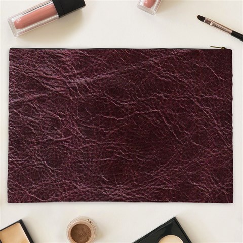 Leather Look & Skins  Capri Cranberry Cosmetic Bag (XXL) from ArtsNow.com Back