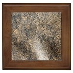 Ll Brown Framed Tile