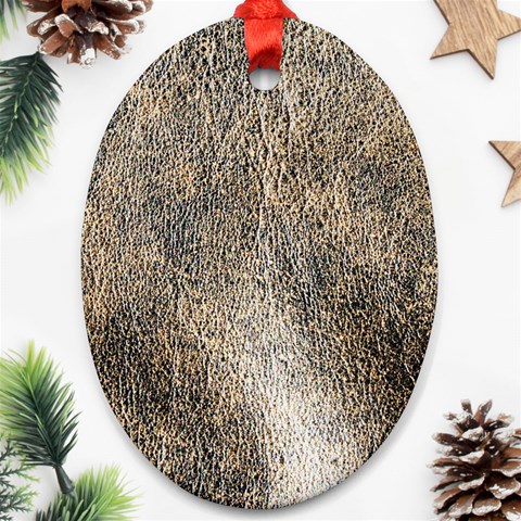 Ll Brown Ornament (Oval) from ArtsNow.com Front