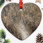 Ll Brown Ornament (Heart)