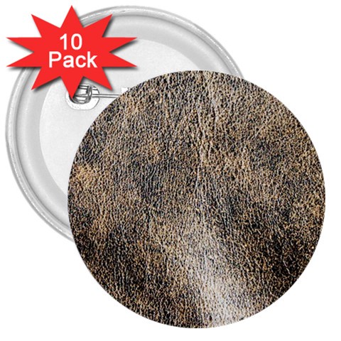 Ll Brown 3  Button (10 pack) from ArtsNow.com Front