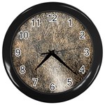 Ll Brown Wall Clock (Black)