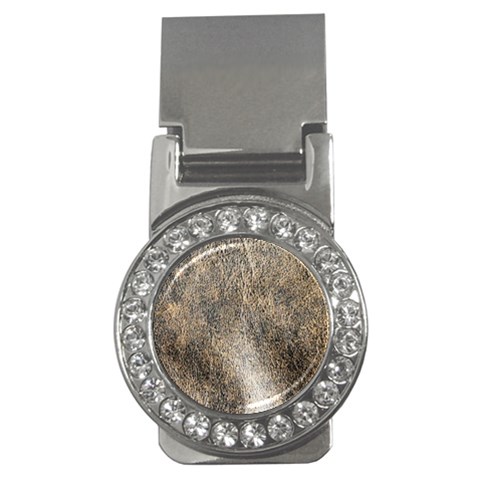 Ll Brown Money Clip (CZ) from ArtsNow.com Front
