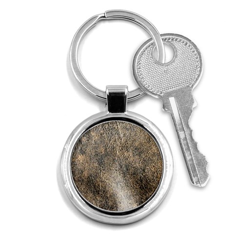 Ll Brown Key Chain (Round) from ArtsNow.com Front