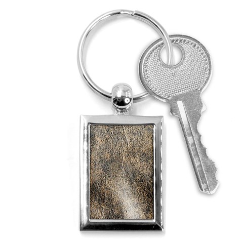 Ll Brown Key Chain (Rectangle) from ArtsNow.com Front