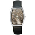 Ll Brown Barrel Style Metal Watch
