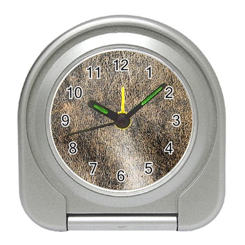 Ll Brown Travel Alarm Clock from ArtsNow.com Front