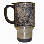 Ll Brown Travel Mug (White)