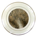 Ll Brown Porcelain Plate