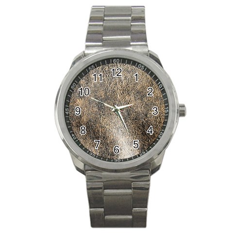 Ll Brown Sport Metal Watch from ArtsNow.com Front
