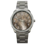 Ll Brown Sport Metal Watch