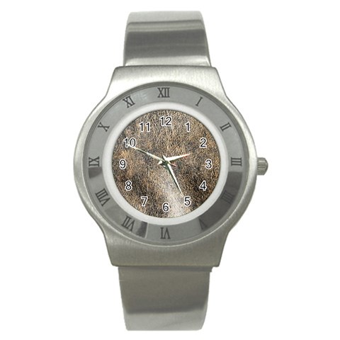 Ll Brown Stainless Steel Watch from ArtsNow.com Front