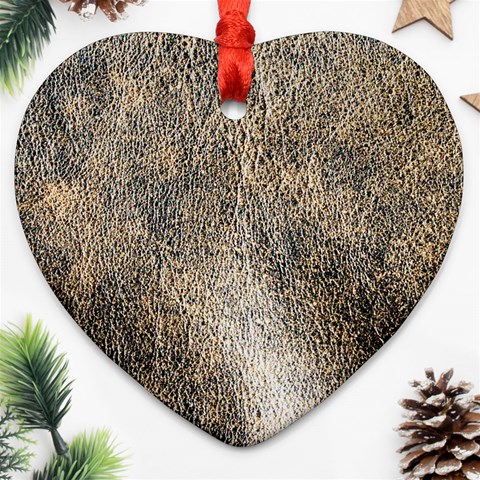 Ll Brown Heart Ornament (Two Sides) from ArtsNow.com Front
