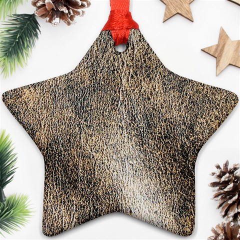 Ll Brown Star Ornament (Two Sides) from ArtsNow.com Front