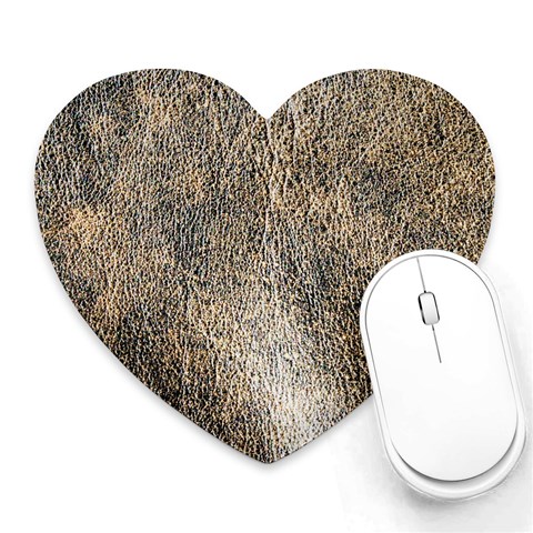 Ll Brown Mousepad (Heart) from ArtsNow.com Front